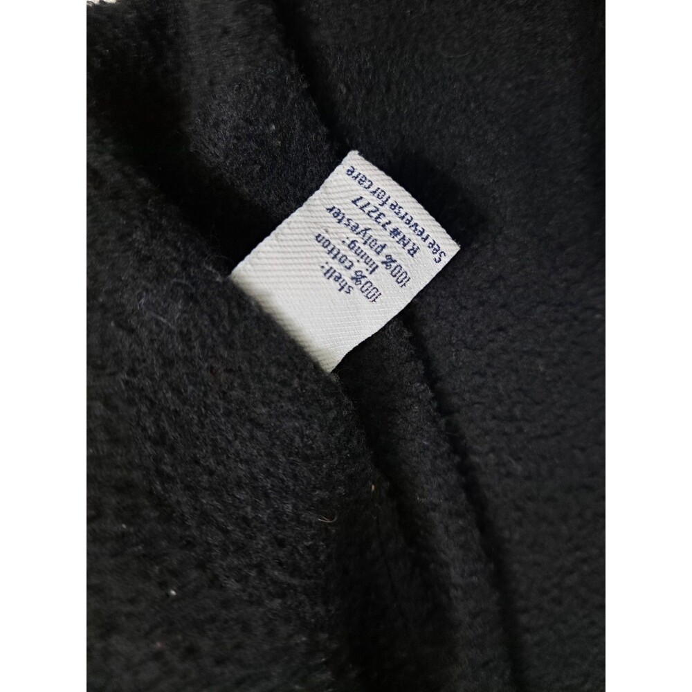 Croft Barrow Mens XL Canvas Chore Jacket Shirt Fleece Lined Coat Khaki Field - Picture 8 of 12